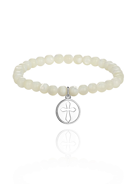 Браслет из серебра и перламутра, 1 Браслет из серебра и перламутра, 1