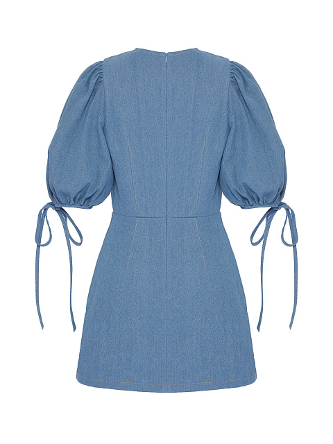 Синее джинсовое платье-мини, 2 Синее джинсовое платье-мини, 2