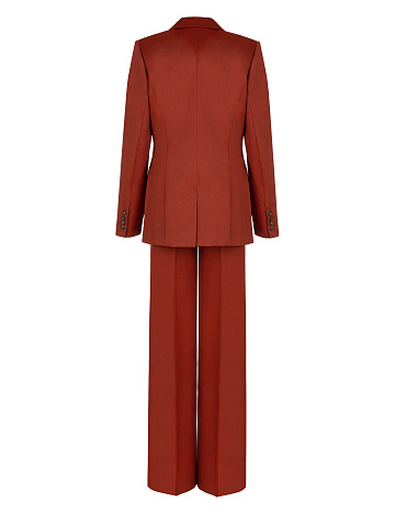 Терракотовый костюм-тройка, 2