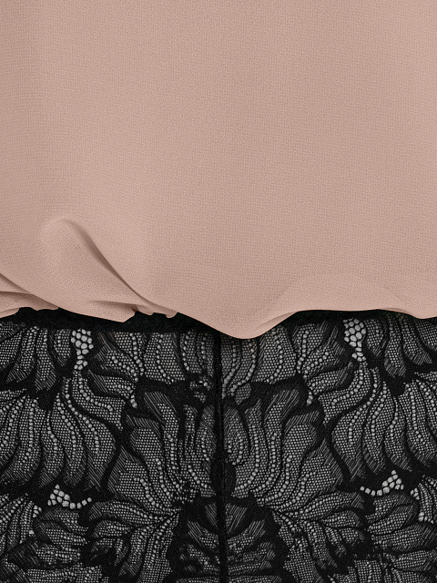 Персиковая блуза-боди с кружевом, 6 Персиковая блуза-боди с кружевом, 6