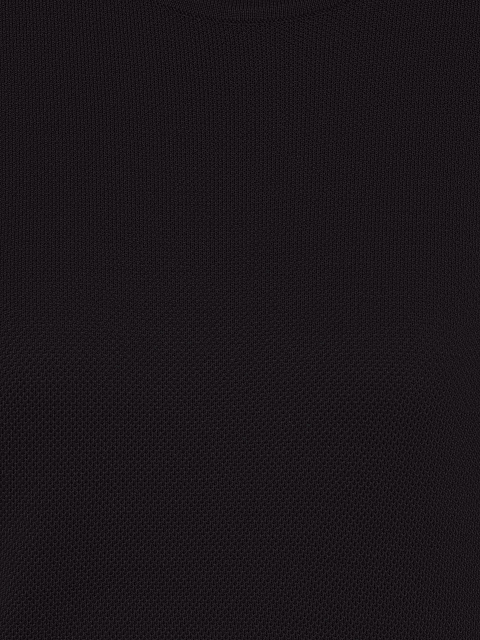 Черный джемпер из трикотажа, 3