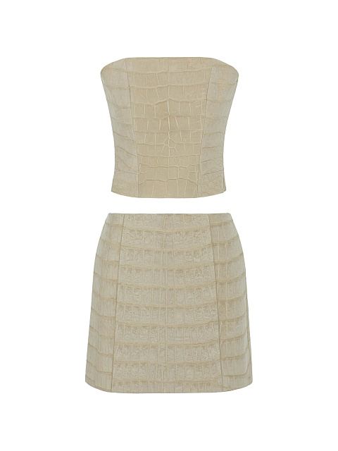 Комплект из кожи крокодила, 1 Комплект из кожи крокодила, 1