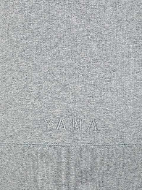 Серое хлопковое худи с вышивкой в виде зайца, 4 Серое хлопковое худи с вышивкой в виде зайца, 4