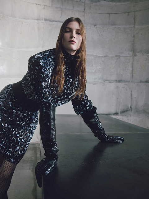 Платье-миди и панбархата, 8