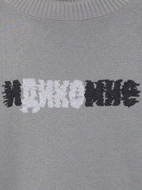 Серый оверсайз свитер "ИДИКОМНЕ", 3