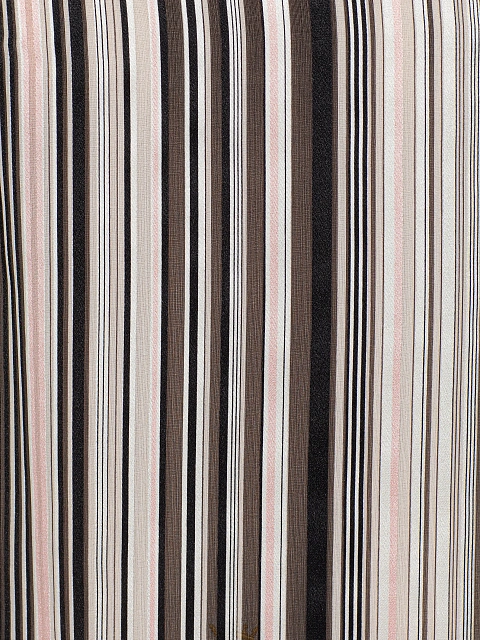 Коричневый топ из шифона с полоску, 3 Коричневый топ из шифона с полоску, 3