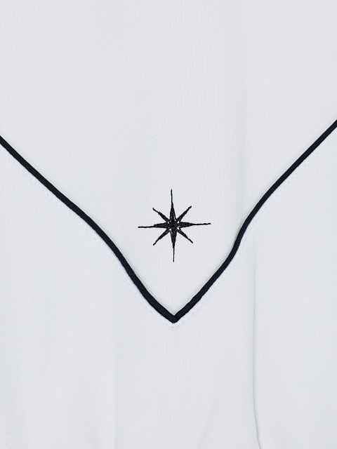 Белый спортивный костюм с вышивкой в виде звезд, 5