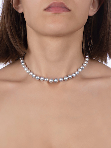 Колье из серебра с жемчугом, 2