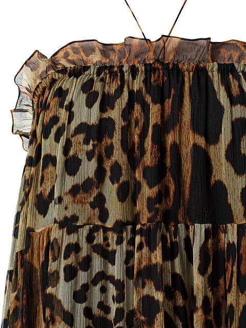 Платье-макси с леопардовым принтом, 3