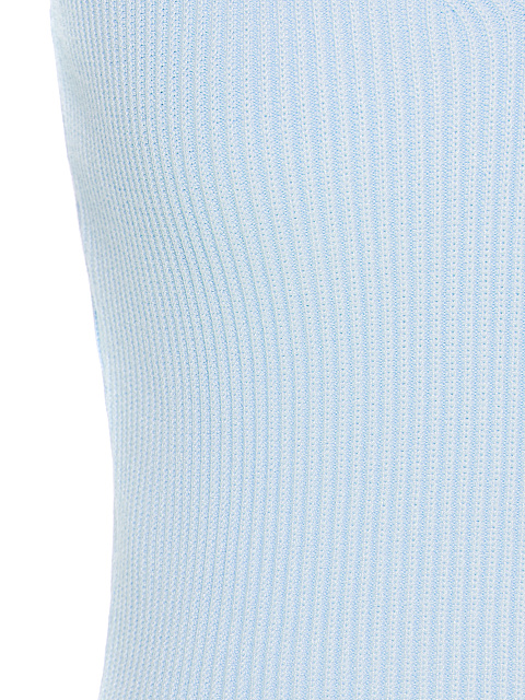 Голубой трикотажный топ-лапша, 4 Голубой трикотажный топ-лапша, 4