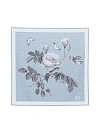 Платок голубой принт Роза LY 60х60 см Платок голубой принт Роза LY 60х60 см