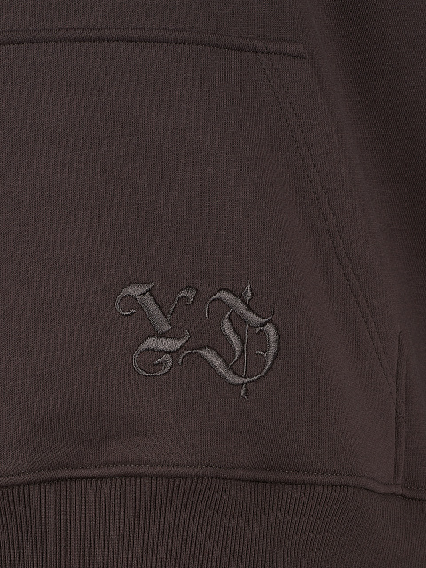 Коричневый трикотажный костюм с вышивкой в виде крестов, 6 Коричневый трикотажный костюм с вышивкой в виде крестов, 6