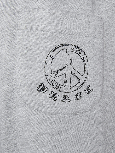 Серый трикотажный костюм с укороченной толстовкой, 4 Серый трикотажный костюм с укороченной толстовкой, 4