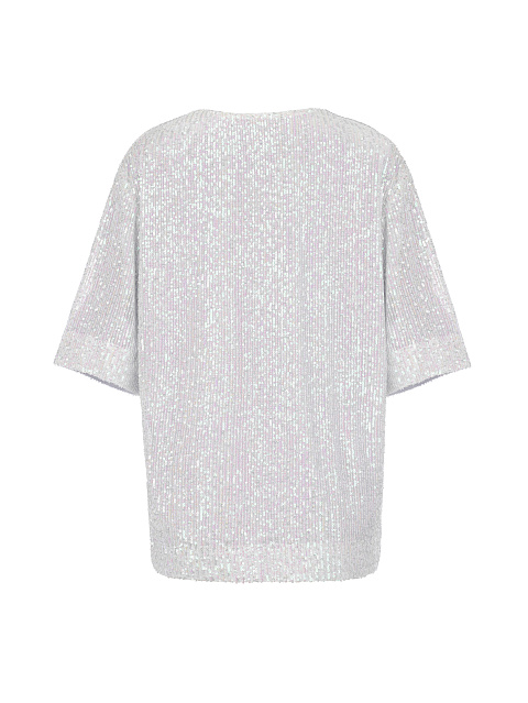 Белый топ в пайетках, 2