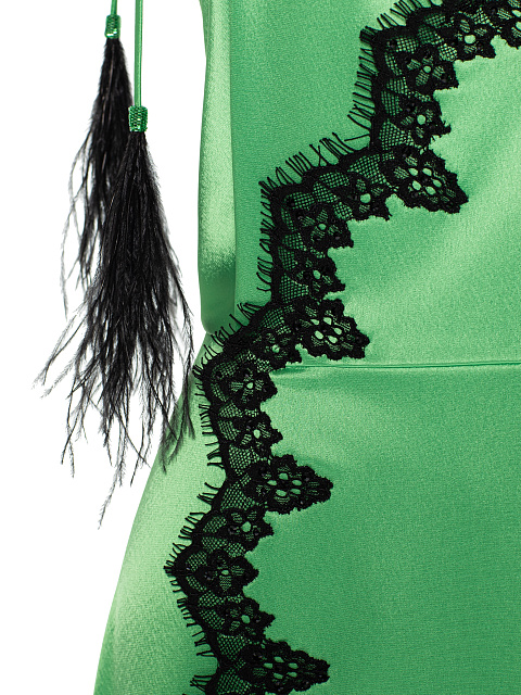 Платье-миди с кружевом, 3