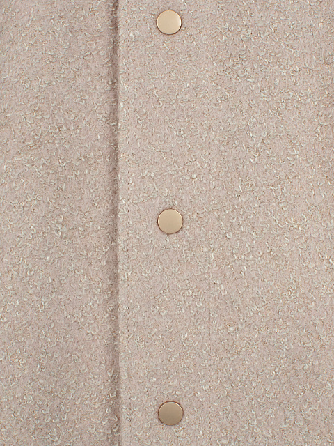 Бежевое пальто-рубашка из шерсти, 4