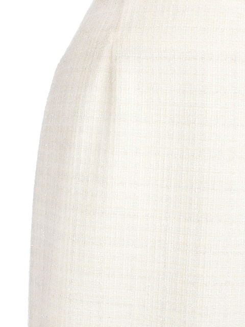 Белая юбка-миди из твида, 3