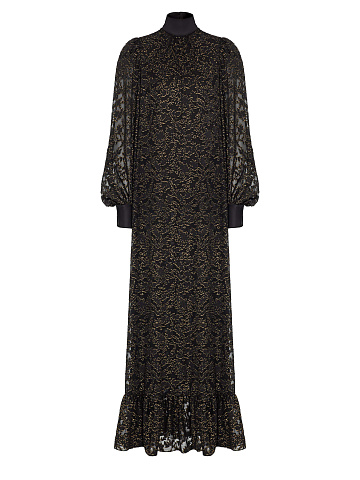 Платье-макси из шифона, 1