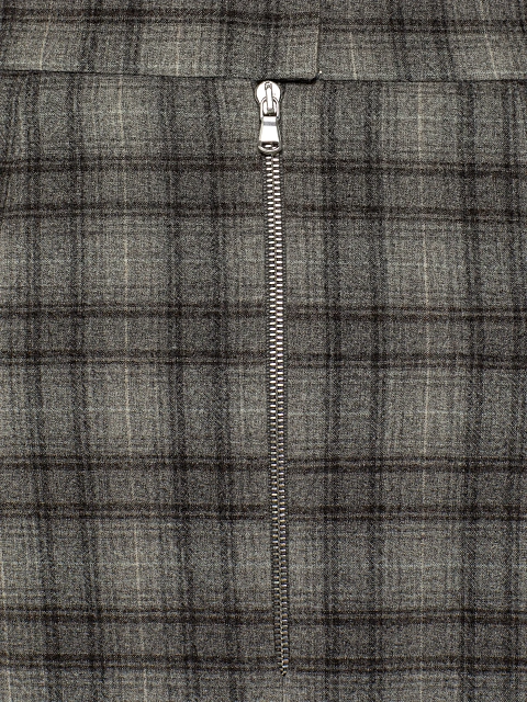 Серый костюм-тройка из шерсти в клетку, 7 Серый костюм-тройка из шерсти в клетку, 7