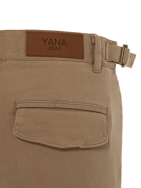 Коричневые брюки-карго из хлопка, 5 Коричневые брюки-карго из хлопка, 5