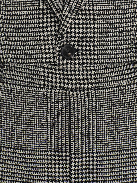 Черно-белый костюм-двойка в клетку, 4 Черно-белый костюм-двойка в клетку, 4