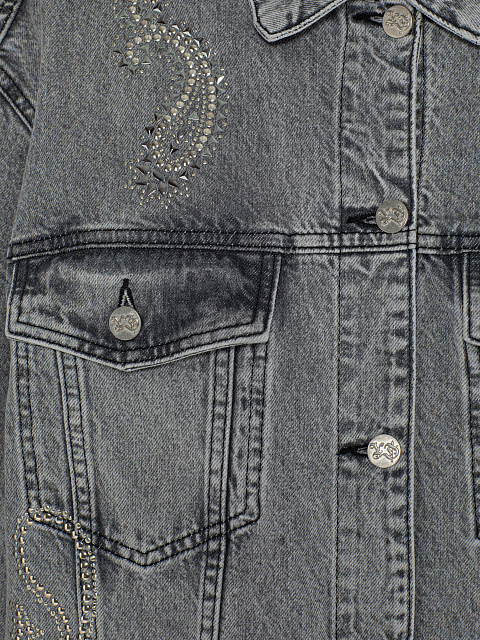 Джинсовка с узором пейсли, 3 Джинсовка с узором пейсли, 3