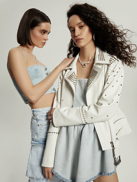 Голубой топ из денима, 5