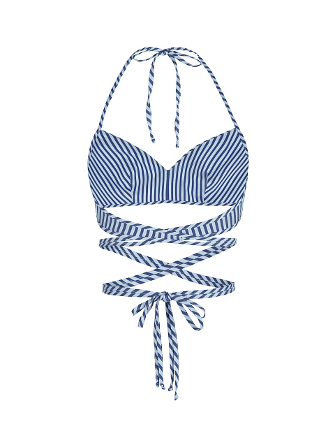 Темно-синий хлопковый сет из бра и рубашки, 6