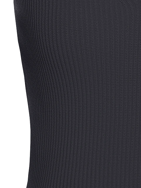 Темно-серый трикотажный топ-лапша, 3