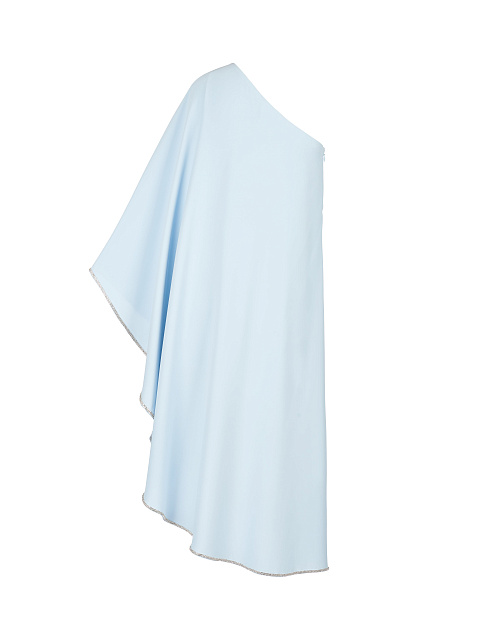 Голубое асимметричное платье-миди со стразами, 2 Голубое асимметричное платье-миди со стразами, 2