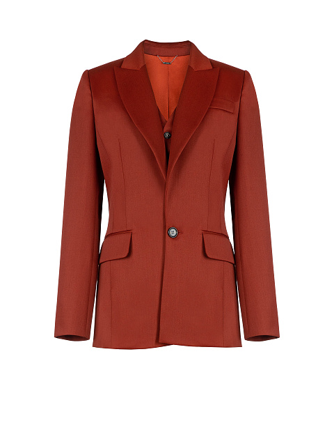 Терракотовый костюм-тройка, 3