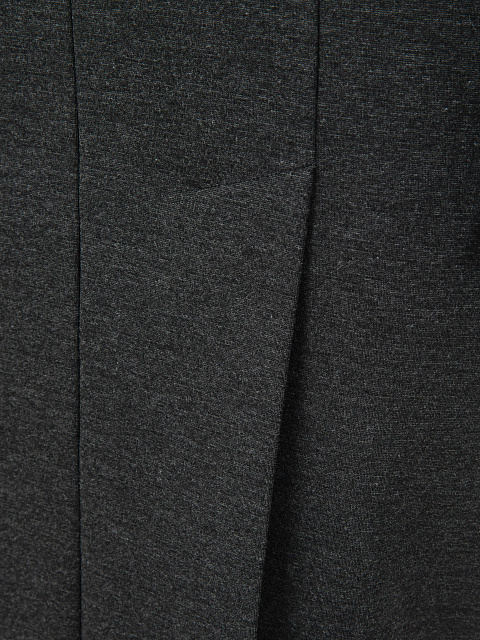 Темно-серое платье-миди из вискозы, 4