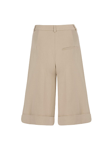 Песочные шорты-бермуды из джинсовой ткани, 2