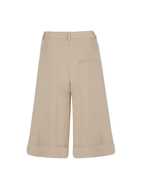 Песочные шорты-бермуды из джинсовой ткани, 2