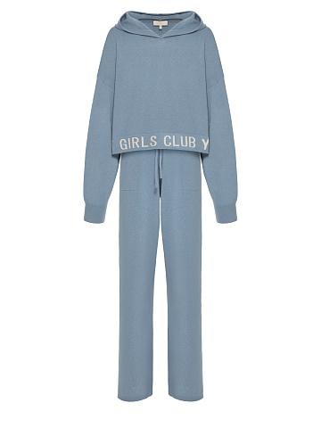 Голубой костюм из кашемира, 1