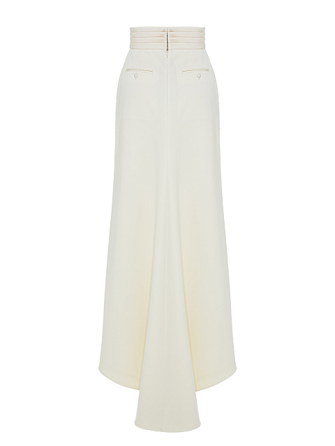 Молочная юбка с кружевом, 4