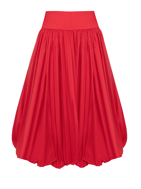 Красная юбка-миди из тафты, 2 Красная юбка-миди из тафты, 2