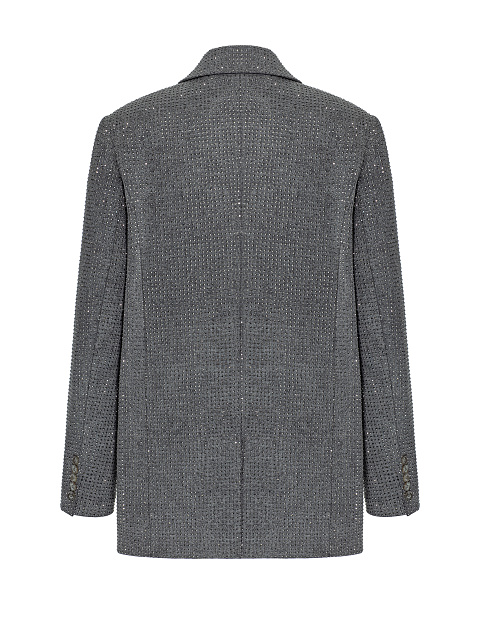 Жакет из денима с кристаллами, 2