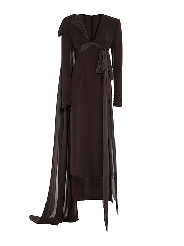 Платье-миди из триацетата, 1