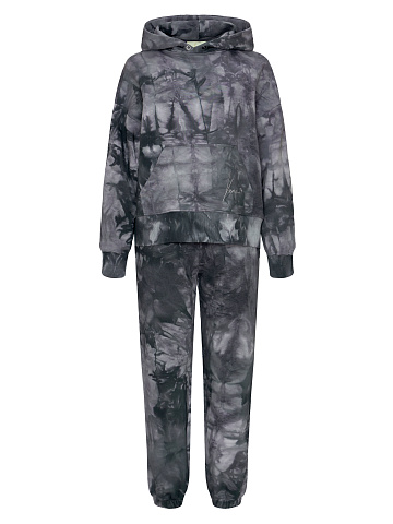 Серо-фиолетовый костюм Tie-Dye, 1