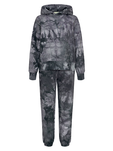 Серо-фиолетовый костюм Tie-Dye, 1