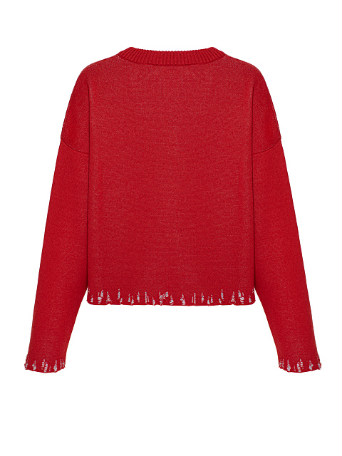 Красный свитер No Drama Club, 2