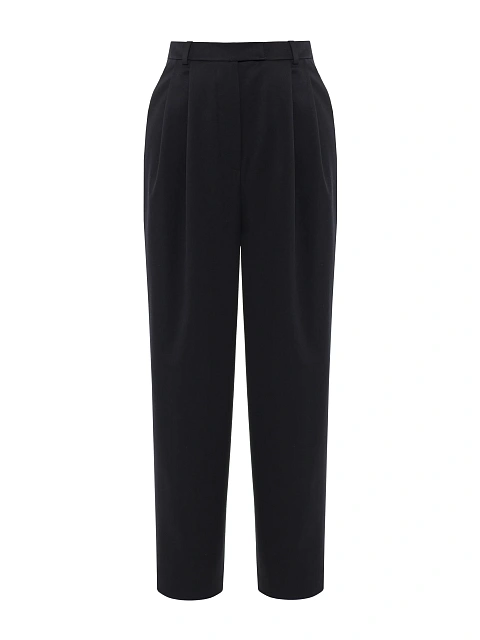 Черный костюм-тройка из шерсти с пайетками, 4