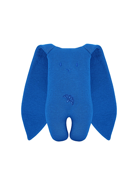 Игрушка "Заяц" синяя с синей вышивкой, 1 Игрушка "Заяц" синяя с синей вышивкой, 1