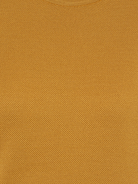 Горчичный джемпер из трикотажа, 3 Горчичный джемпер из трикотажа, 3