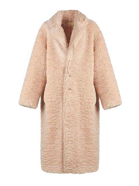 Розовая шуба из эко-меха, 1