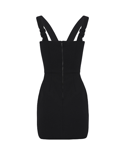 Черный костюм-двойка с нашивкой, 3