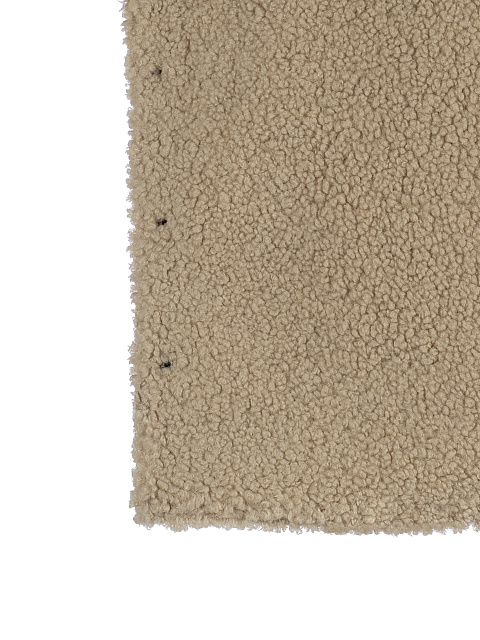 Коричневая рубашка в клетку с подкладкой из искусственного меха, 5