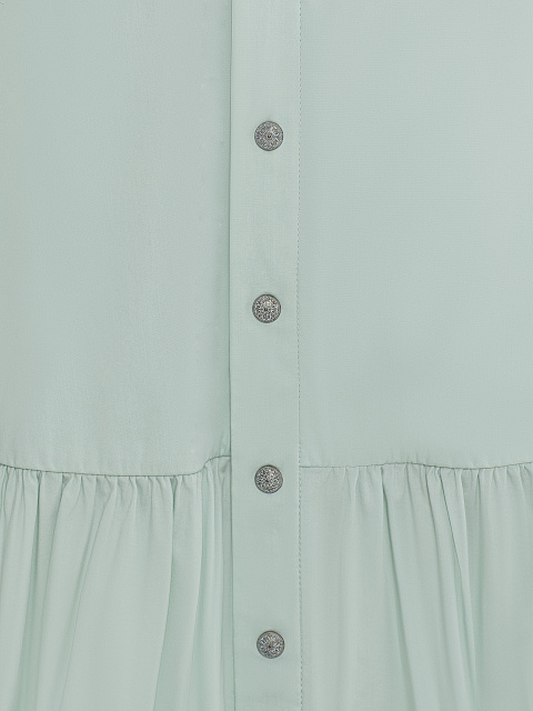 Мятное хлопковое платье-миди, 3 Мятное хлопковое платье-миди, 3