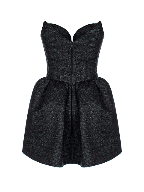 Серое платье-мини из кожи, 2 Серое платье-мини из кожи, 2